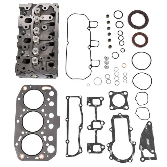 NEWZQ Engine Cylinder Head with Gasket for Yanmar 3TNV70 3TNV70-ASA 3TNV70-HGE 3TNV70-XBV Engine 1Pc