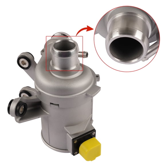 NEWZQ Engine Water Pump for Mercedes-Benz C/E/SLK-Class Convertible Coupe Sedan 2013-2019 Gray 1Pc