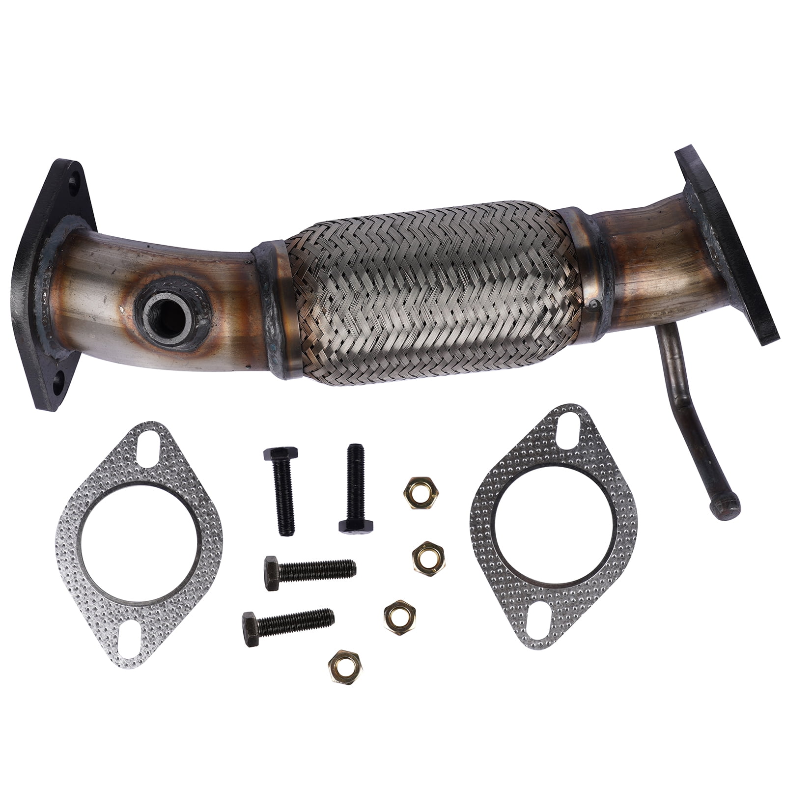 NEWZQ Front Exhaust Flex Pipe 286103Q110 for Hyundai Sonata Kia Optima