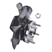 NEWZQ Front Right Steering Knuckle Black Fits for Hyundai Tucson Kia Sportage All Engine 2005-2009
