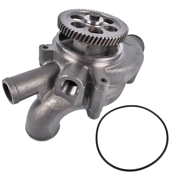NEWZQ Gear Driven Engine Water Pump Fits Select: Detroit Diesel 60 Series 12.7 Liter Engine Gray 1Pc