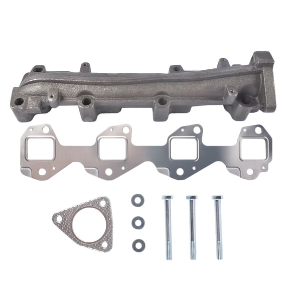 NEWZQ Left Exhaust Manifold for Chevrolet Express 3500 GMC Savana 3500 Pickup Van 2001-2015 1Pc