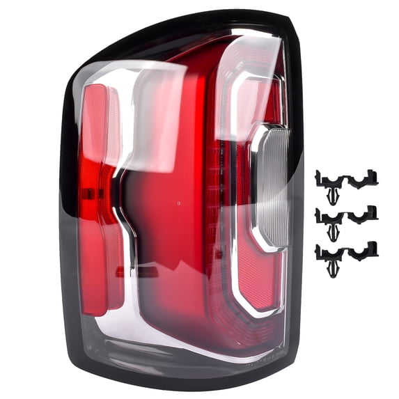 NEWZQ Left LED Tail Light Assembly Fits Select: 2016-2018 GMC Sierra Sierra 1500 Pickup Red 1Pc