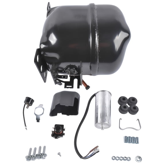 NEWZQ New Black Refrigeration Compressor AE4450Y-AA1A CMP1403 R-134a 1/2HP 1-Phase 220-240V 1Pc