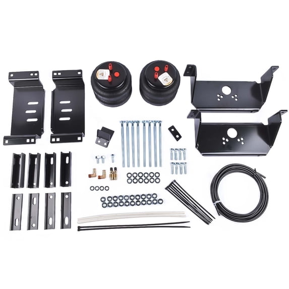 NEWZQ Rear Air Suspension Helper Spring Kit for Ford Dodge GM Pickup (W217602071) Black