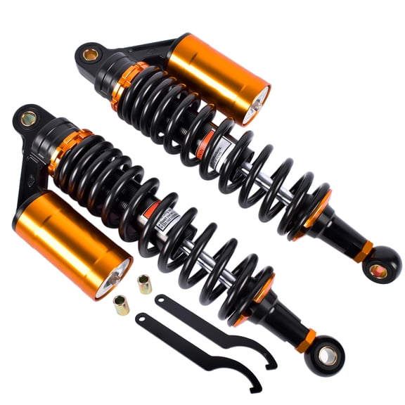 NEWZQ Rear Suspension Shock Absorber and Coil Spring Assembly for Harley Sportster 883 2Pcs