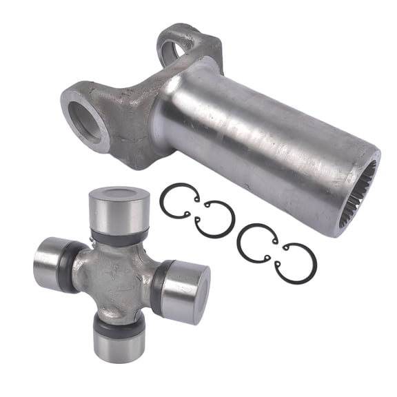 NEWZQ Transmission Slip Yoke 1310 Series & 5-153X U Joint Kit for GM Turbo 350 TH350 700R4 Steel