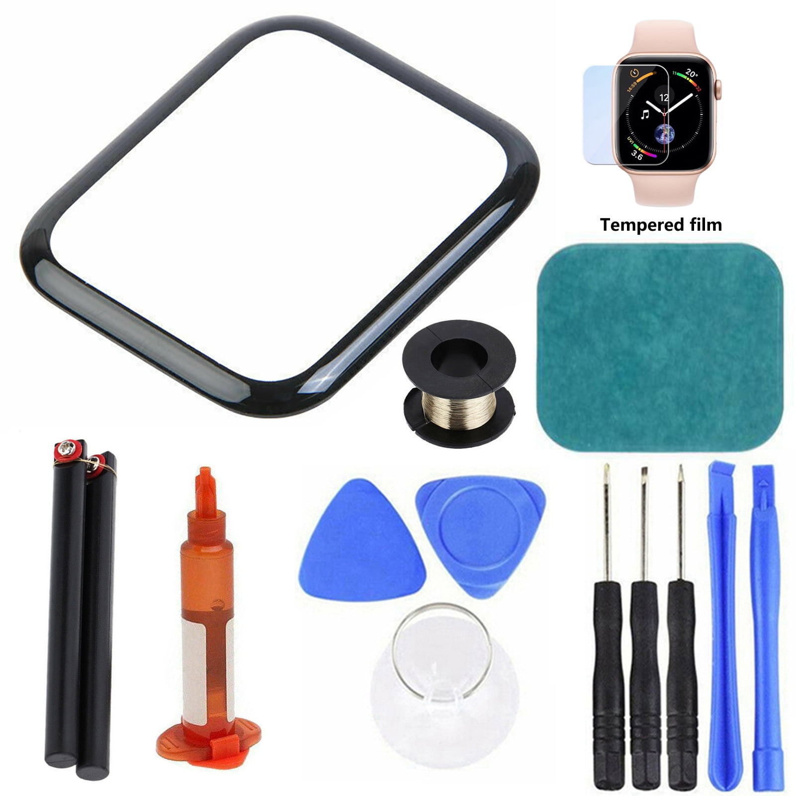 NEWwt Front Glass Lens Replacement Screen Repair Kit for Apple Watch 2 3 4 5 6 Series Walmart Business Supplies