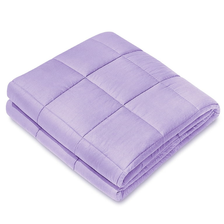 NEX 100 Microfiber Weighted Blanket Queen 15 lbs Lavender