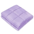 thumbnail image 1 of NEX 100% Microfiber Weighted Throw Blanket, 10 lbs, Lavender, 1 of 2