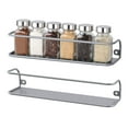 thumbnail image 1 of NEX 2 Pack Spice Rack Organizer Shelf for Wall Silver (NX-KD56-11), 1 of 7