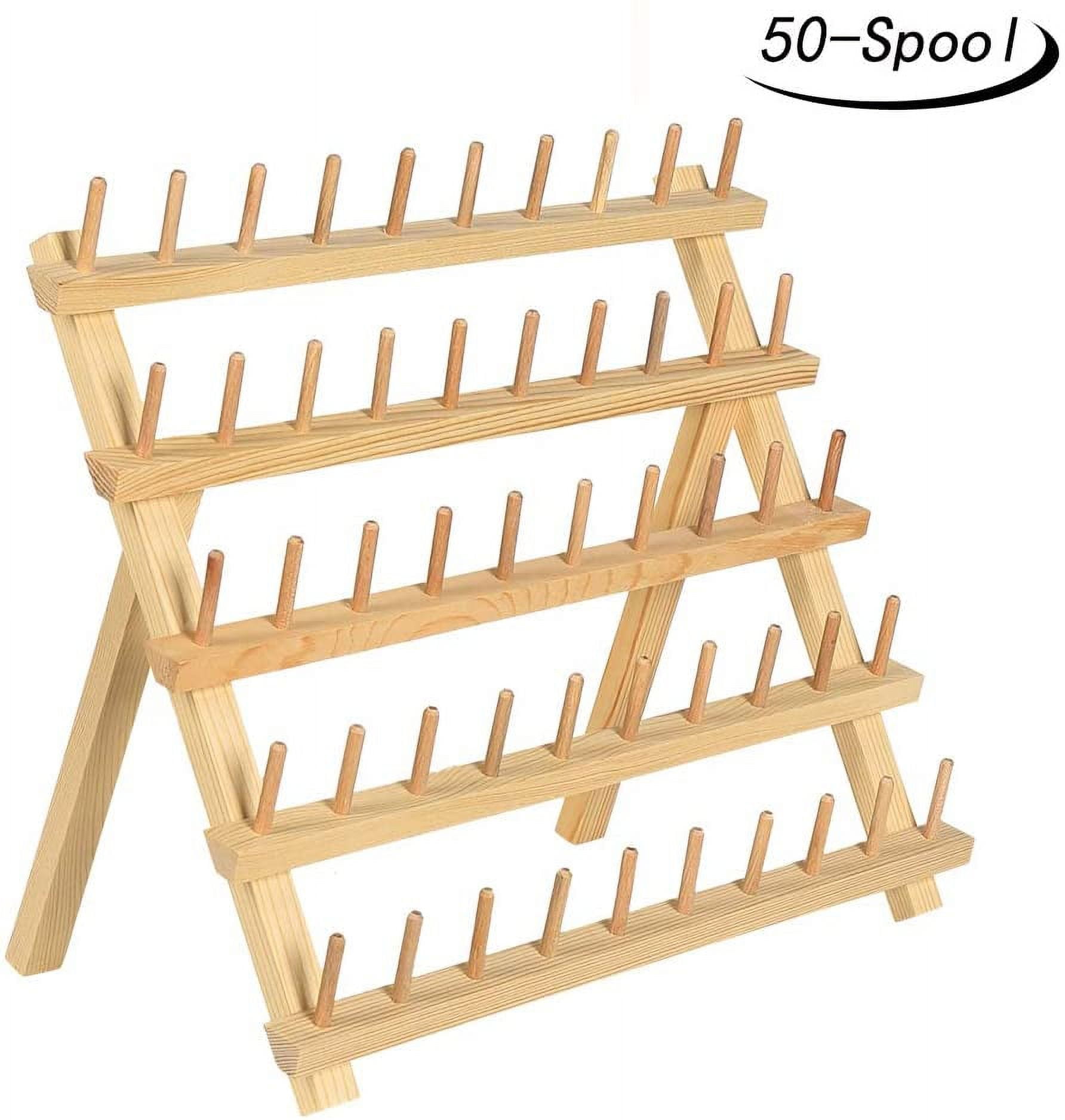 120 SPOOL WOODEN THREAD RACK FOR SMALL THREAD CONES EMBROIDERY THREADS -  Cutex Sewing Supplies