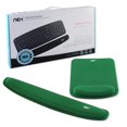 thumbnail image 1 of NEX Ergonomic Mouse Pad with Wrist Support, Memory Foam Keyboard Wrist Rest for Computer, Green (NX-PAD004), 1 of 7