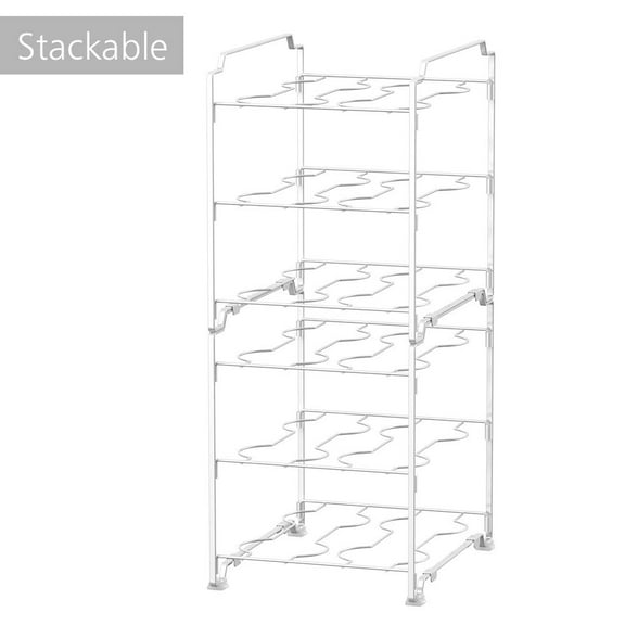 NEX Kitchen Wrap Organizer Rack 2 pack White