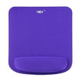 thumbnail image 1 of NEX Mouse Pad with Memory Foam Wrist Rest, Non-slip Rubber Base Mouse Mat for Typist Office (Purple), 1 of 6