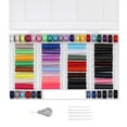 thumbnail image 1 of NEX 64 Piece Sewing Thread Kit Assorted Spools Needles Travel Kit, 1 of 6