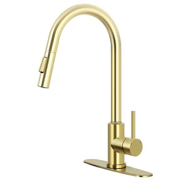 NEX Touch Steel Faucet with Pull Down Sprayer, Bronze