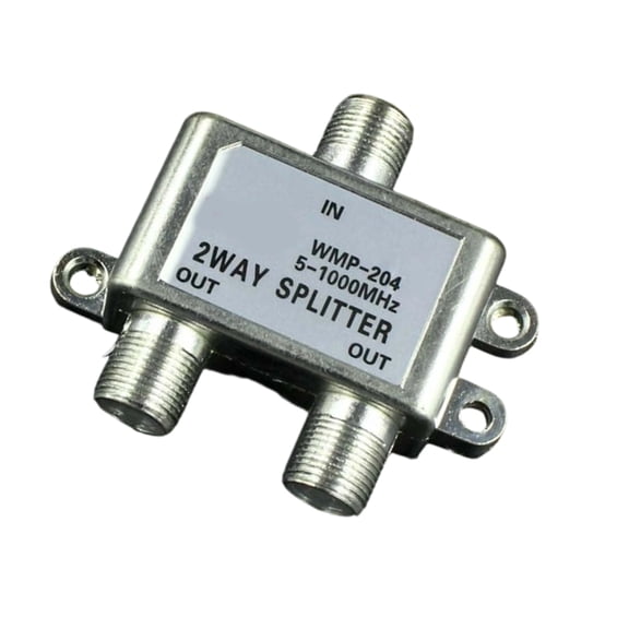 NEXAVKPR 1 In 2 Out Coaxials Cable Splitter For Digital TV Signal Lossless Transmission And AntiInterference Design