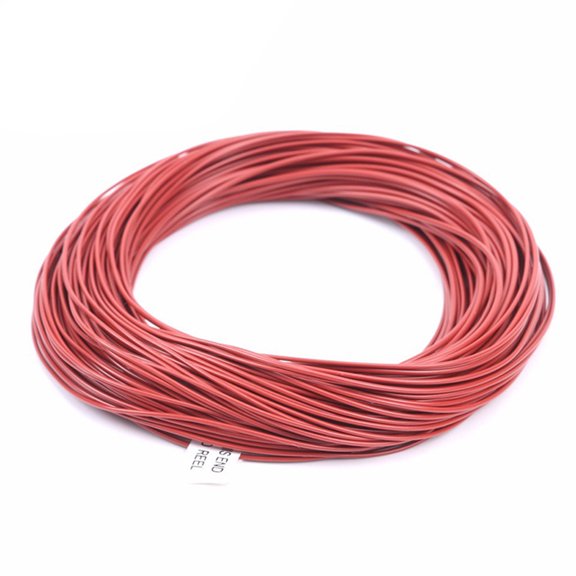 NEXAVKPR 100ft Sinking Tip Fly Fishing Line,Weight Forward Fly Line, 6ips, 4/5/6/7/8FS Red-brown/Black