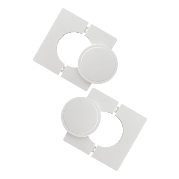 NEXAVKPR 100x100mm Wall Hole Cover Panel For Hiding Unsightly Air Conditioner Pipe