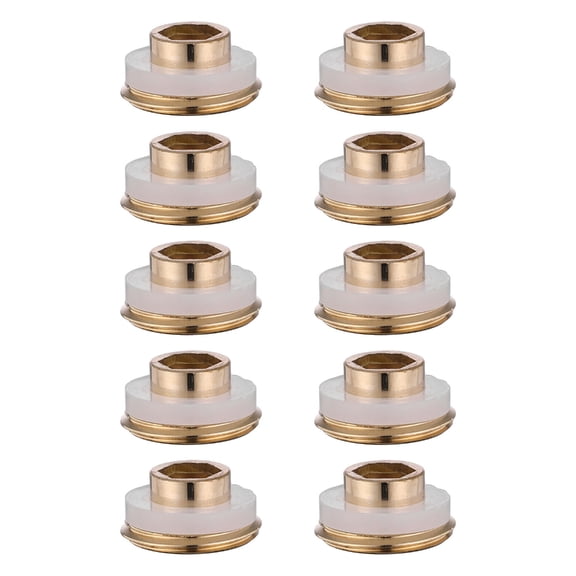 NEXAVKPR 10Pcs Metal Faucet Washers Universal Fit 1/2" Plumbing Fast Seal Solution
