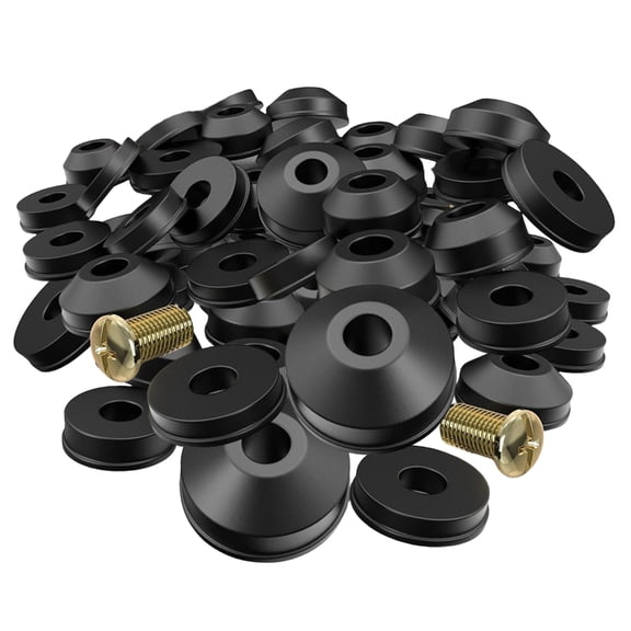 NEXAVKPR 116Pcs Flat and Beveled Rubber Faucet Washers Replacement Kits Sealing Gaskets
