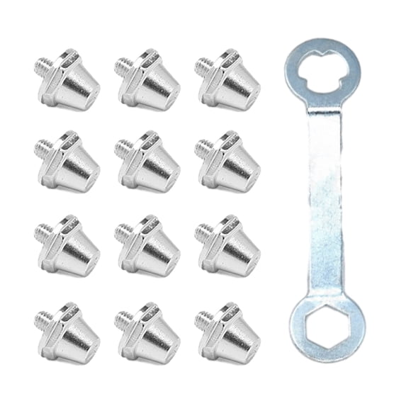 NEXAVKPR 12Pcs Soccer Boot Cleats Football Boot Spikes Aluminum Football Stud Soccer Cleats Screw Cleat Football Stud