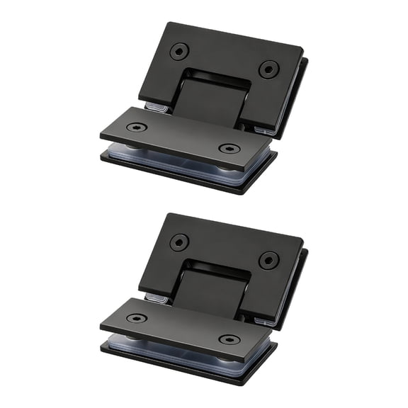 NEXAVKPR 2Pcs Glass Shower Door Hinges With Gaskets Furniture Hinge Replacement Parts