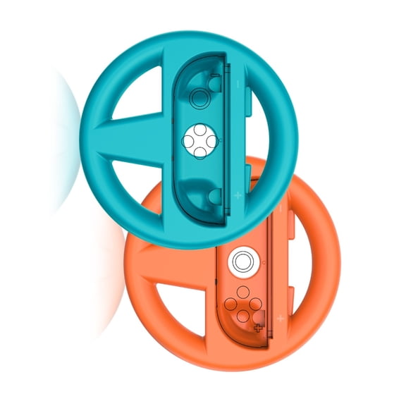 NEXAVKPR 2pcs Portable Racing Wheel Easy Installation And Quick Release Design Multiplayer Gaming Accessories Ultimately Gameplay