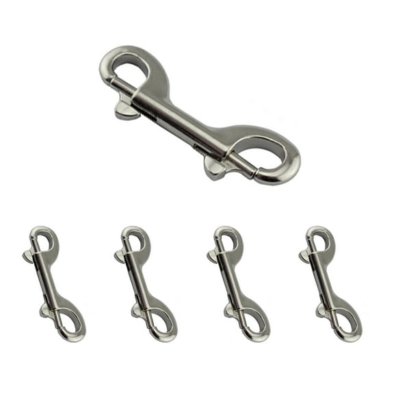 NEXAVKPR 3.5"/4.5" Double Ended Bolt Snap Buckle Metal Trigger Chain Durable Metal Clips