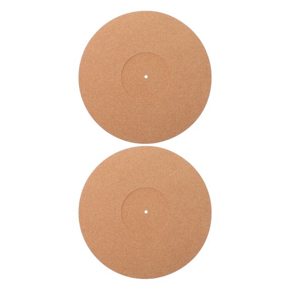 NEXAVKPR 300Mm 12Inch Record Pad Soft Cork Static Mat Turntable Slip Mat Pad Diameter Sound Controller Phonograph Accessories
