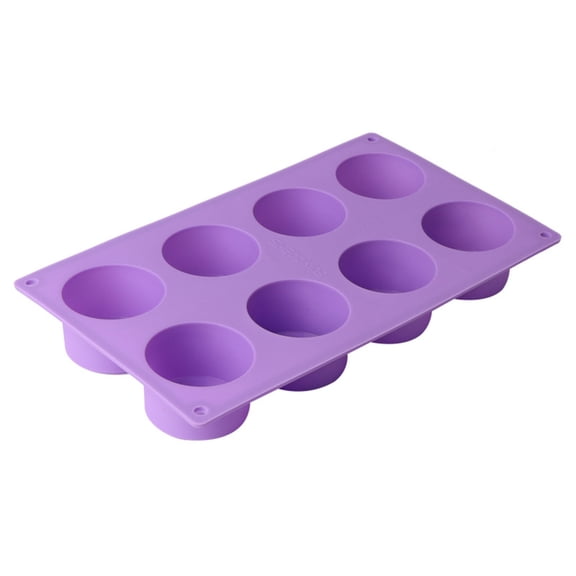 NEXAVKPR 3D Round Shaped Chocolate Silicone Mold for Making Candy Candle Ice Easy to Use