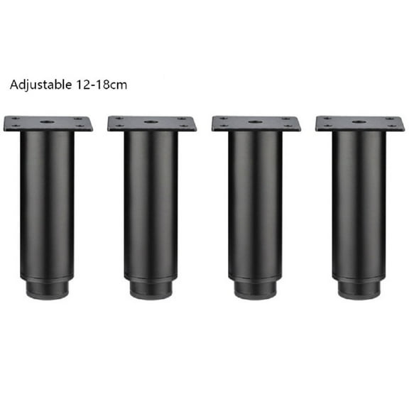 NEXAVKPR 4 Pcs Flexible Right Angle Support Furniture Legs for TV Cabinet Bedside Table