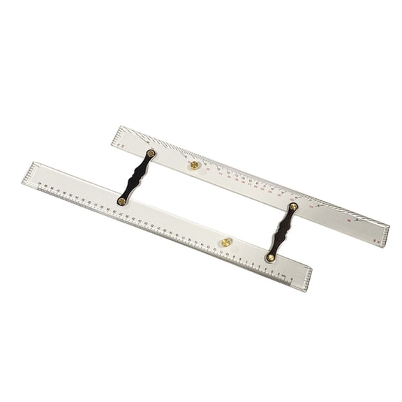 NEXAVKPR 450mm Parallel Ruler With Metal Arm Architect Drawing Ruler For Accurately Marine Navigation And Chart Plotting