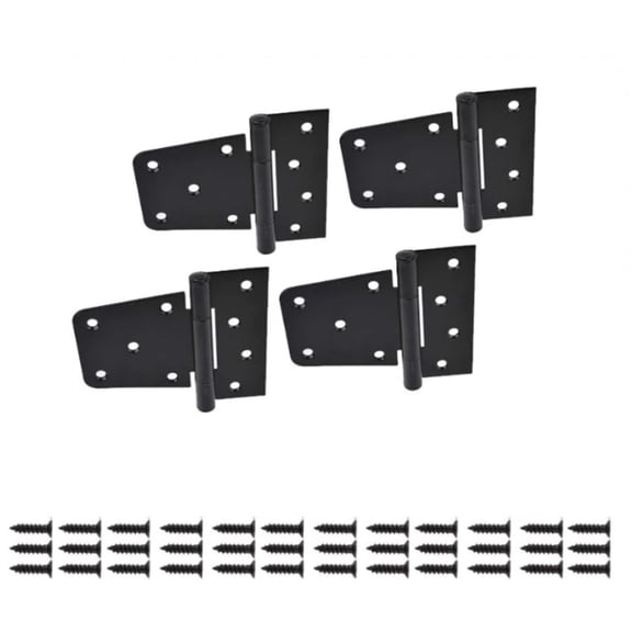 NEXAVKPR 4Pcs Folding Garden Gate Hinge Heavy Duty Door Hinge Easy to Installation