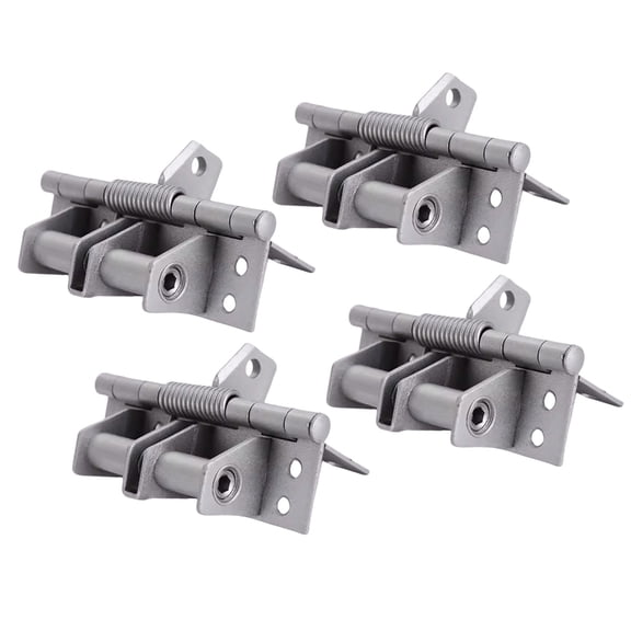NEXAVKPR 4pcs Heavy Duty Spring Loaded Door Hinges for Automatic Closing Stylish 90 Degree Position Hold Hinges for Indoor Use