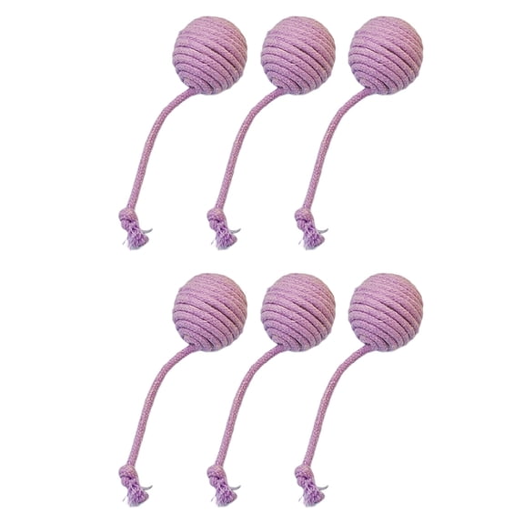 NEXAVKPR 6PCS Sisal Balls for Cats Teasing Rope Toy for Cats Indoor Chewing Exercising Toy