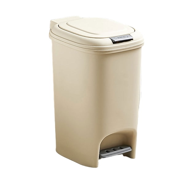 NEXAVKPR 8L 10L 15L Foot Press Trash Can with Twin Openings Box for Efficient Recycling