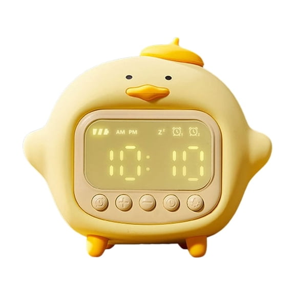 NEXAVKPR Alarm Clock with Night Light Kids,Toddler Alarm Clocks for Bedrooms Ok to Wake Clocks Girls Boy Table Top Lamp