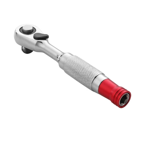 NEXAVKPR Auto Repair Ratchet Wrench 1/4Inch Bidirectional Socket Steel