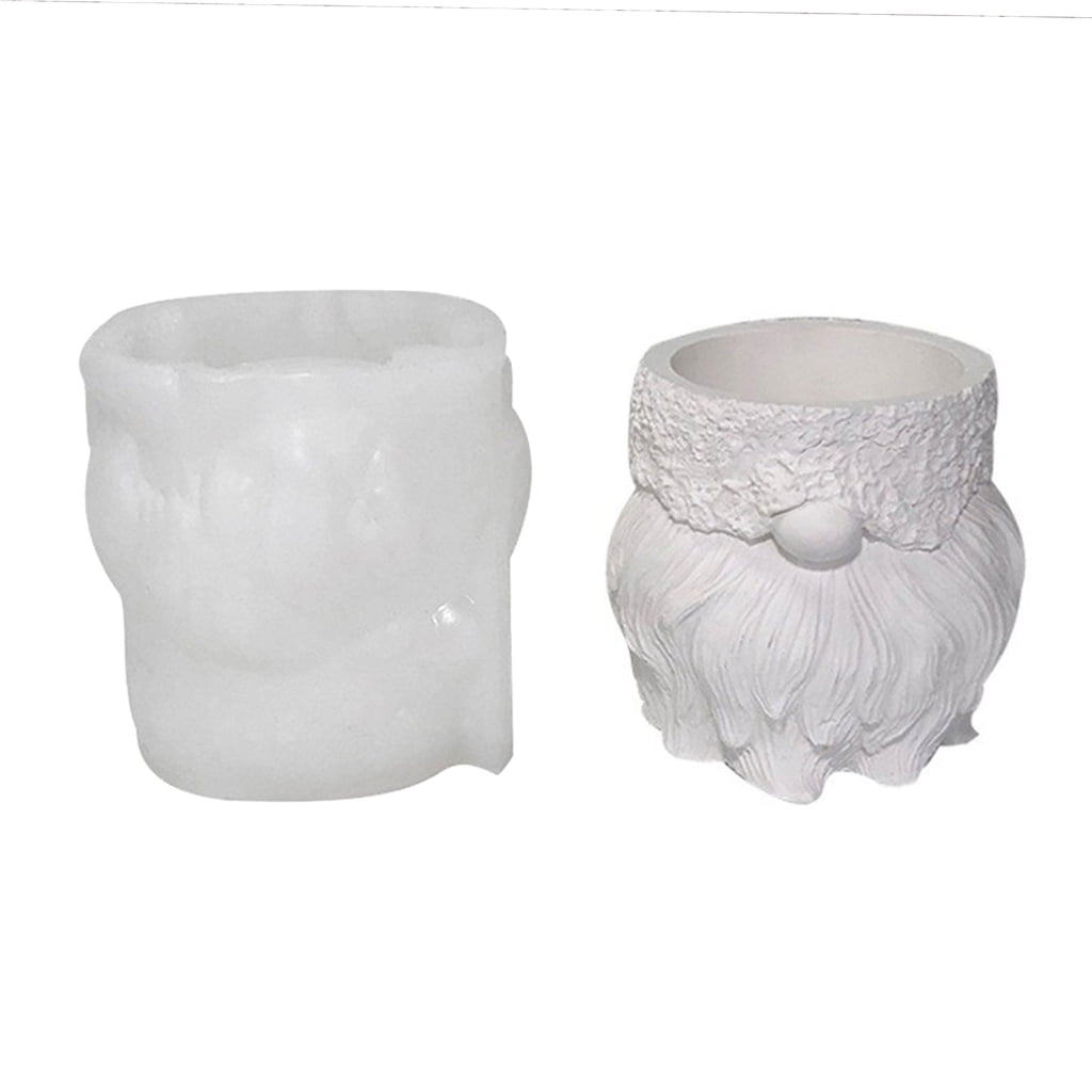 NEXAVKPR Candle Moulds Christmas Silicone Resin Epoxy Mold Craft Christmas Ornament DIY
