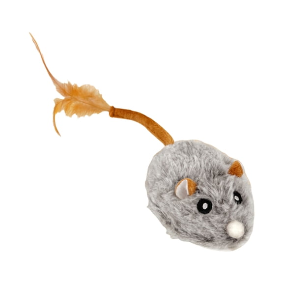 NEXAVKPR Cats Mouse Toy Squeaky Interactive Moving Toy Teasing Mouse Fun Exercise Toy for Indoor Felines Play Exercise Toy