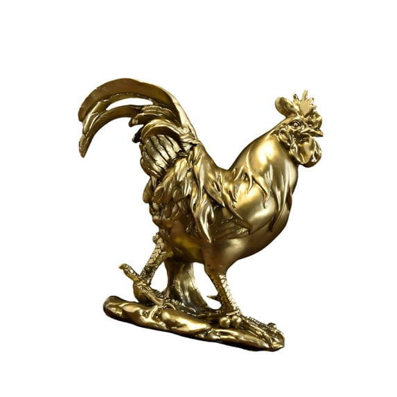 NEXAVKPR Chicken Figurines Decors Resin Rooster Statues Sculpture Decorative Objects for Living Room,Bedroom Table Decors