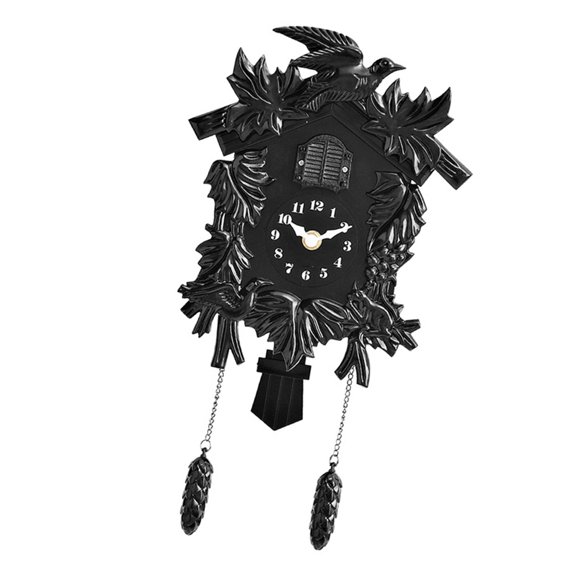 NEXAVKPR Chiming Cuckoo Clock Bird Volumes Adjustment Battery Operated Pendulums Clock