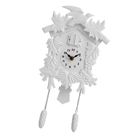 NEXAVKPR Chiming Cuckoo Clock Bird Volumes Adjustment Battery Operated Pendulums Clock