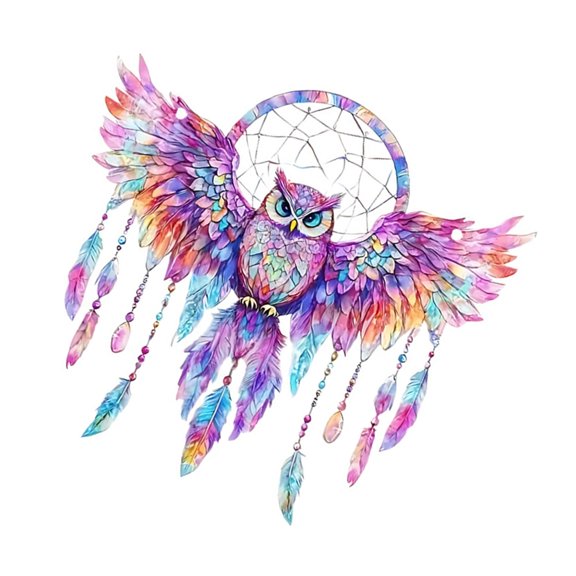 NEXAVKPR Colorful Avian Acrylic Bird Pendant Wall Decorations Light Hanging Art works For Indoor and outdoor Space Ornamentation