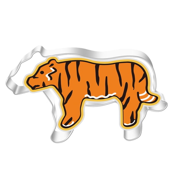 NEXAVKPR Cookie Cutters Biscuit Moulds Tiger Shape Stainless Steel Material