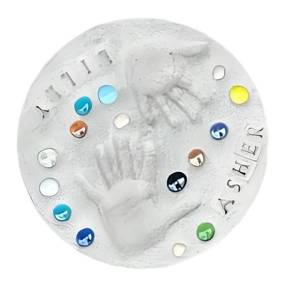 NEXAVKPR DIY Handprint Stepping Stone Kits DIY Garden Stepping Stone Crafts Set Keepsakes Birthday Gift for Teacher Mother Friend