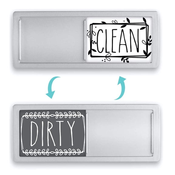 NEXAVKPR Dishwasher Magnets Clean Dirty Sign Magnet Dishwasher Magnetic Sticker Indicator