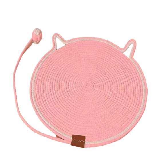 NEXAVKPR Double Side Cats Scratching Pad with Interactively Toy Thick Cats Scratcher Mat
